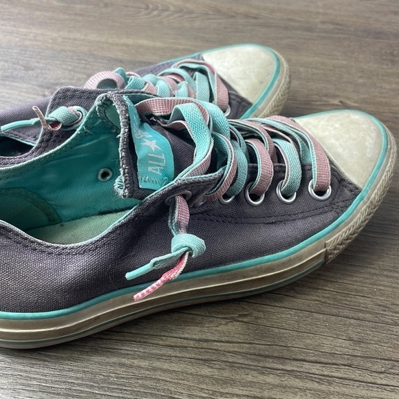 Vintage Converse All Star Double Lace Ox Rabbit Sneaker, women’s size 7 - Picture 8 of 8